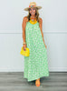 Light Green Polka Dot Maxi Dress (Reg.)