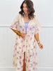 Pink Multi Sheer Floral Hooded Coverup (Reg.)