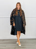 Tan Brown Leopard Print Midi Coat (Reg & Plus)
