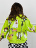 Queen Of Sparkles Lime Green Halloween Dogs Sweatshirt (Reg. and Plus)