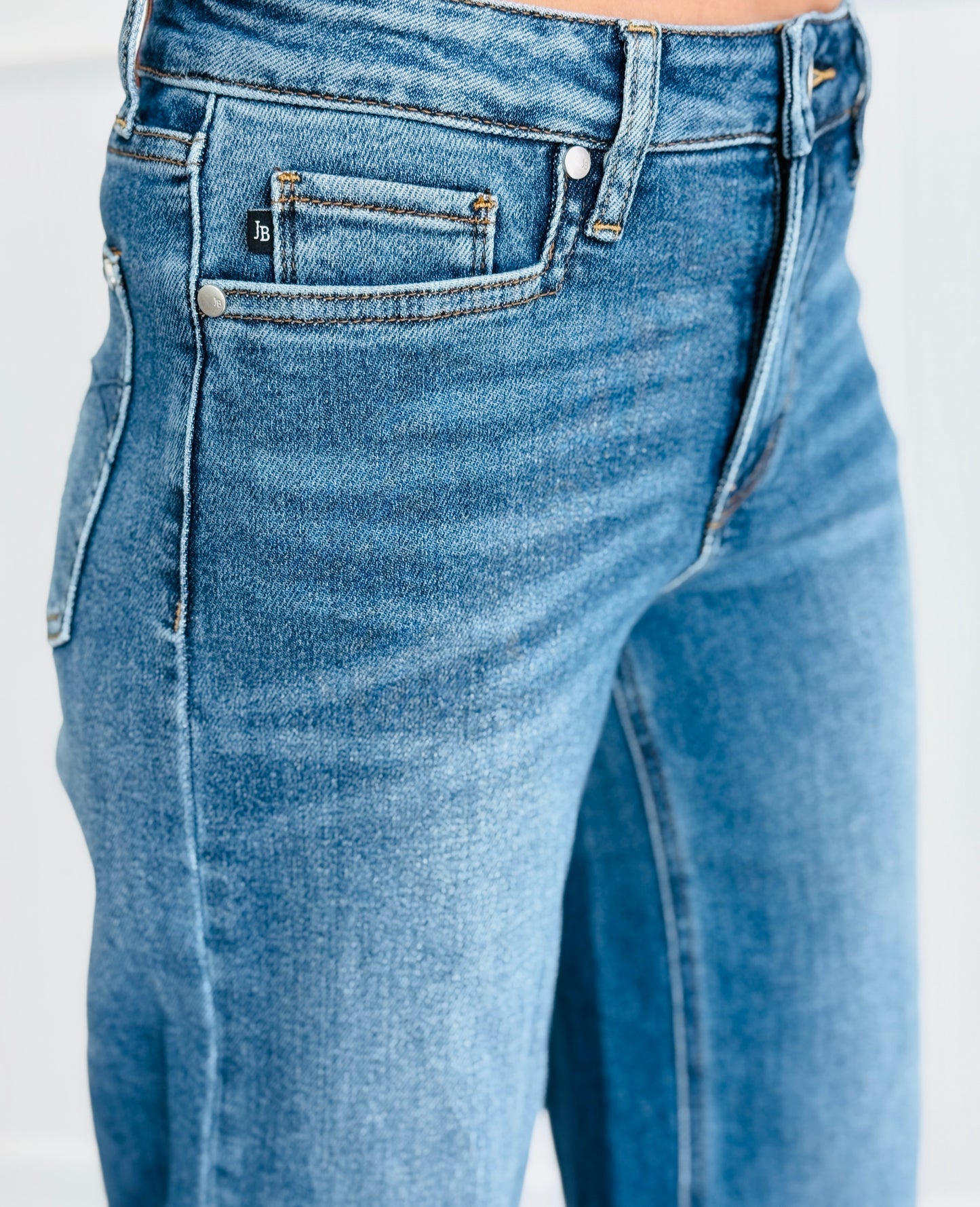 Judy Blue Wide Awake Mid-Rise Jeans (Reg. and Plus)