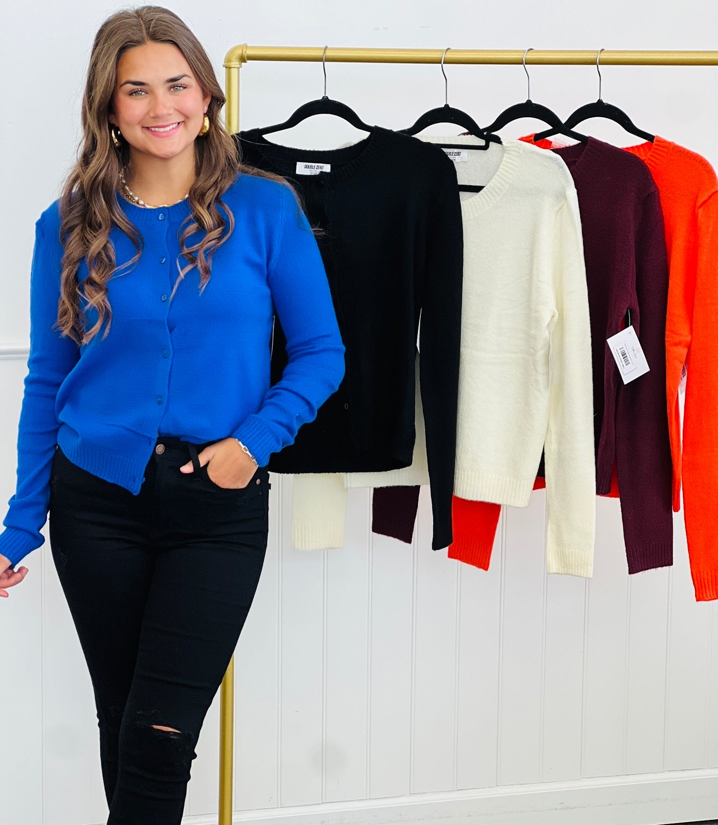 Contemporary Chic Sweater Cardigan (Reg.)- 5 Colors