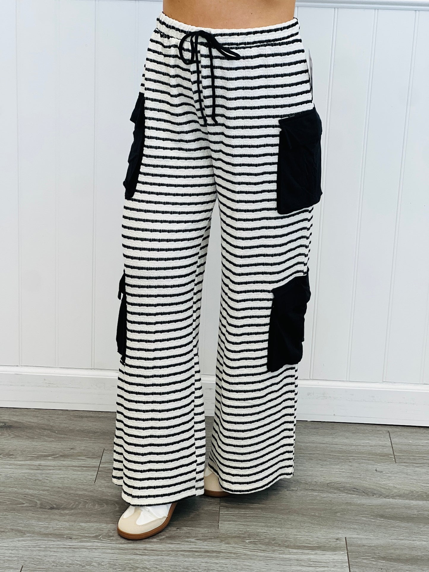 Textured Stripe Dolman Sleeve Top (Reg.)-2 Colors