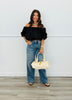 Poplin Balloon Hem Top (Reg.) - 2 Colors