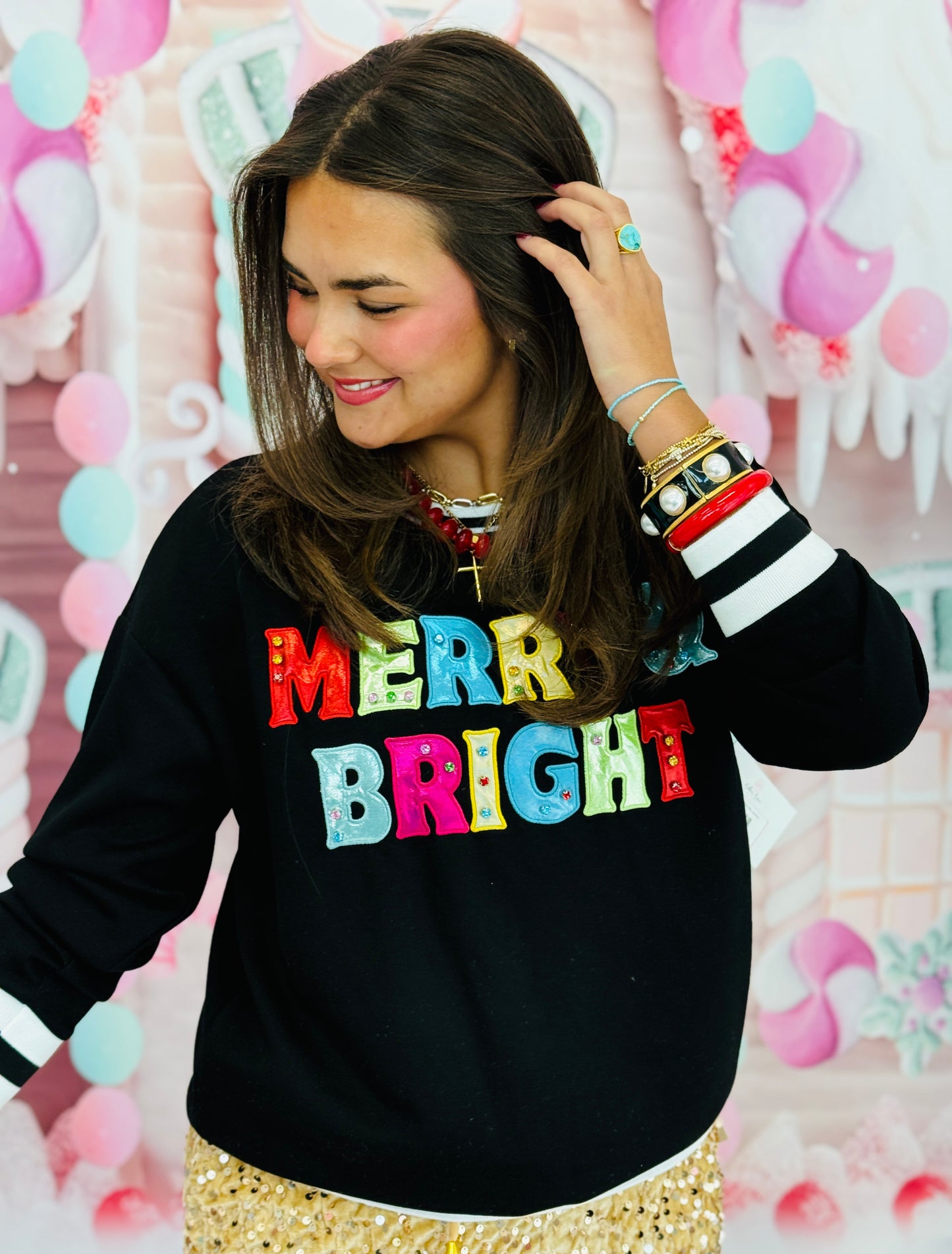 Merry & Bright Foil Pullover (Reg. and Plus)