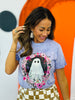 Floral Ghost Graphic Tee (Reg. and Plus)