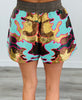 Queen Of Sparkles Multi Sequin Camo Shorts (Reg. and Plus)