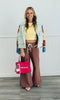 Brown Wide Leg Pants (Reg. and Plus)