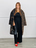Tan Brown Leopard Print Midi Coat (Reg & Plus)