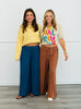 Wide Leg Pleated Drawstring Pants (Reg.) - 2 Colors