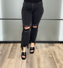 Risen Black Ready For Anything Crop Jeans (Reg & Plus)