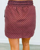 Polka Dot Drawstring Skort (Reg.) - 4 Colors