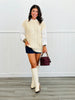 Cream/White Collared Twofer Vest Shirt (Reg.)