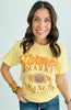 Orange Farmers Market Sequin Patch Tee (Reg. and Plus)