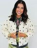 Cream/Black Polka Dot Barn Jacket (Reg.)
