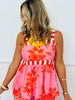 Floral Breeze Contrast Stripe Top (Reg.) - 2 Colors