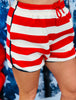 Ivory/Red Riviera Breeze Top & Shorts Set (Reg.)