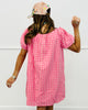 Blush/Pink Gingham Mini Dress (Reg.)