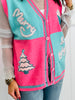 Pink Glitter Merry & Bright Sweater Vest (Reg. and Plus)
