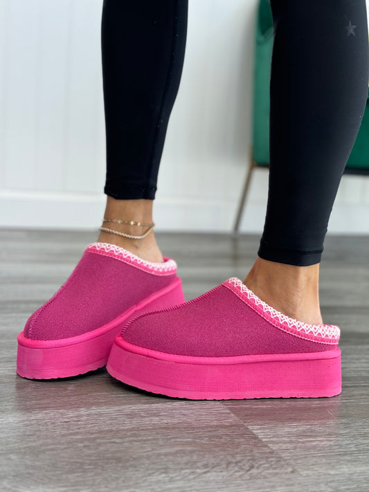 Keep Them Toe-sty Platform Slides - 3 Colors