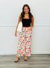 Pink Floral Trouser Pants (Reg.)