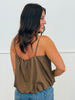 Bubble Hem Cami Tank Top (Reg.)-3 Colors