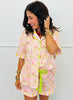 Tropical Glow Ruffle Pajama Set (Reg. and Plus)