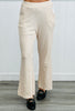 Ribbed Side Slits Lounge Pants (Reg. and Plus) - 3 Colors
