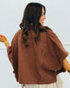 Brown Twill Dream Cape Jacket (Reg.)