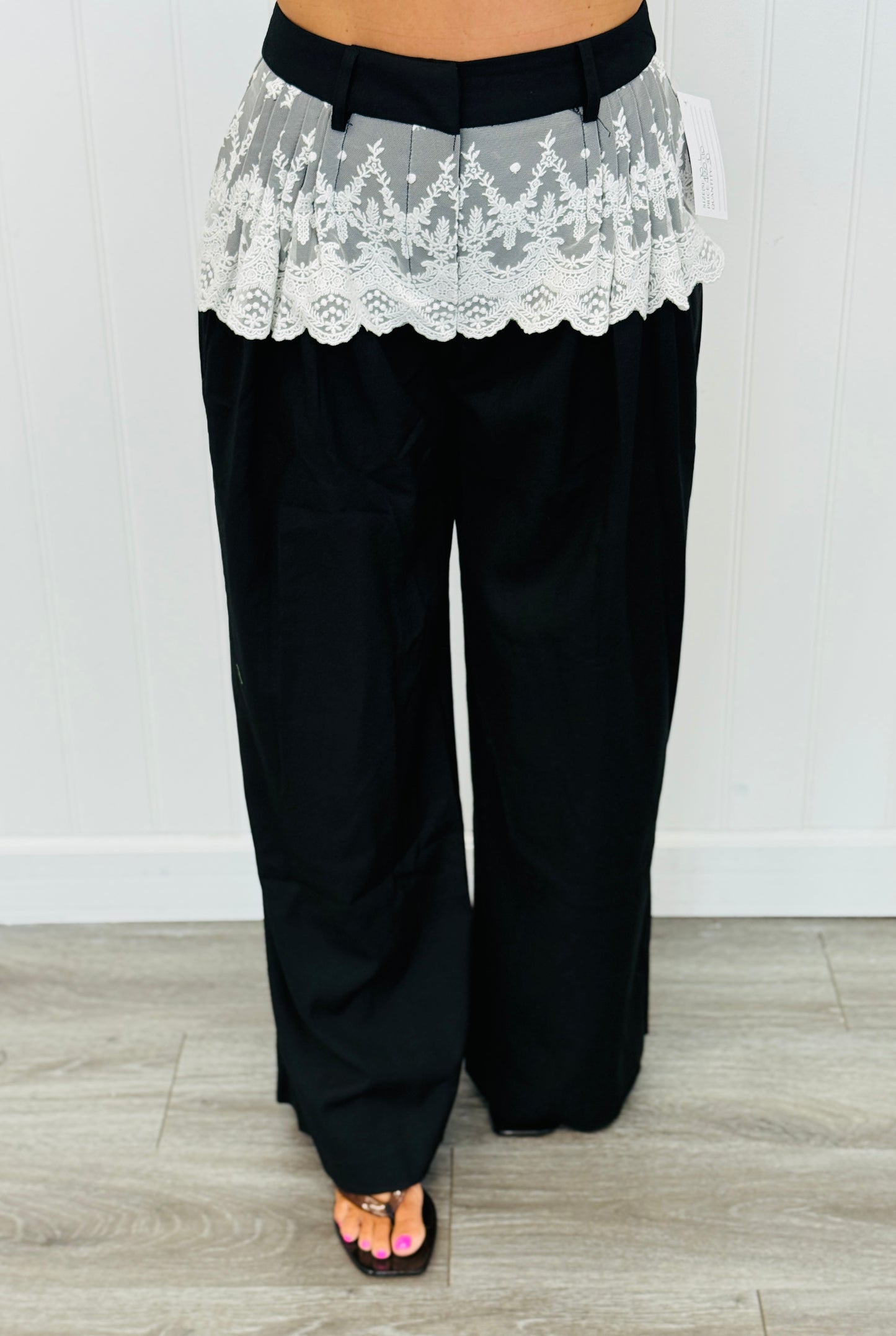 Black Lace Pants (Reg.)