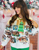 Queen Of Sparkles Multi Christmas Market Sweatshirt (Reg. & Plus)