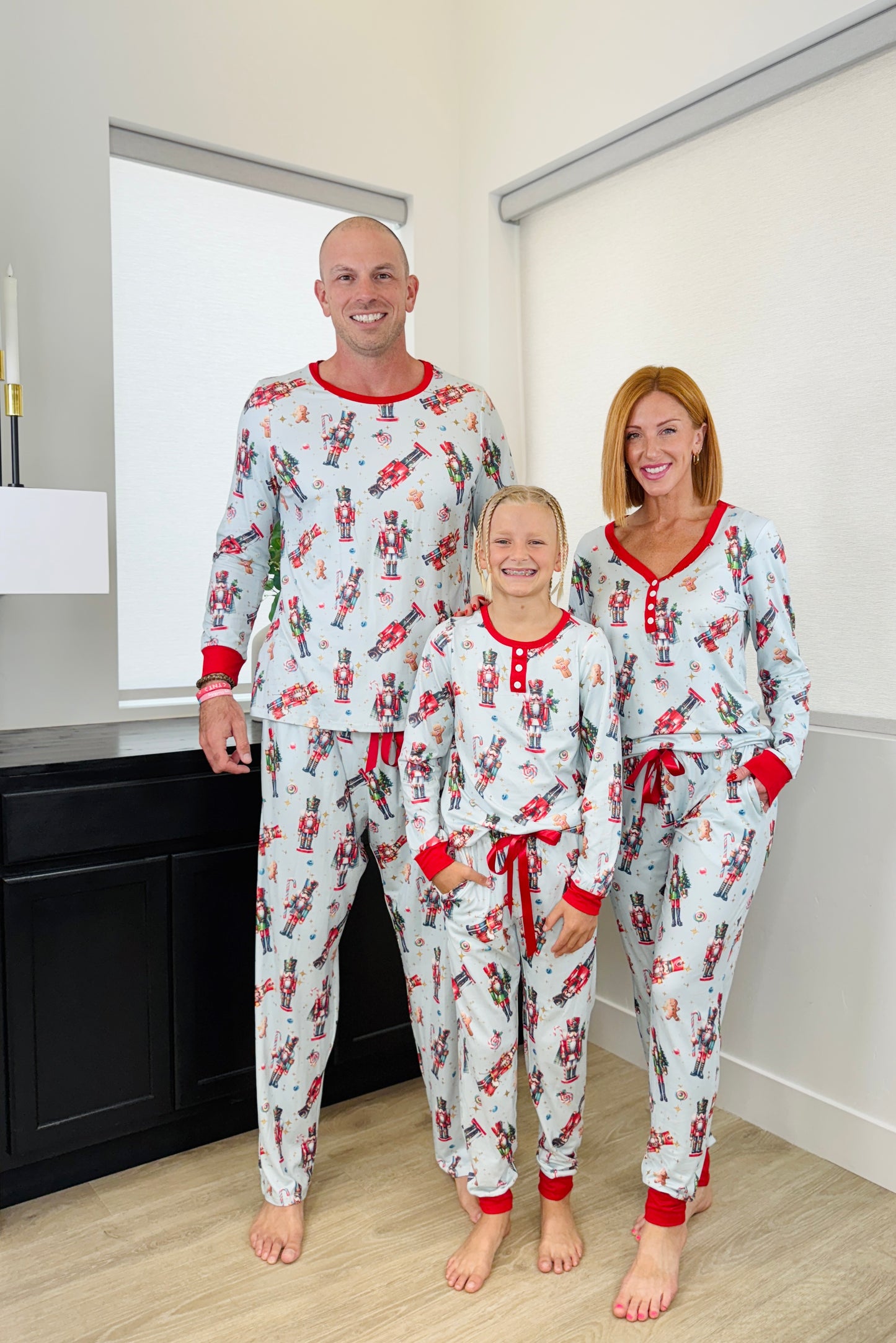 Shirley & Stone Nutcracker Family Christmas Pajamas