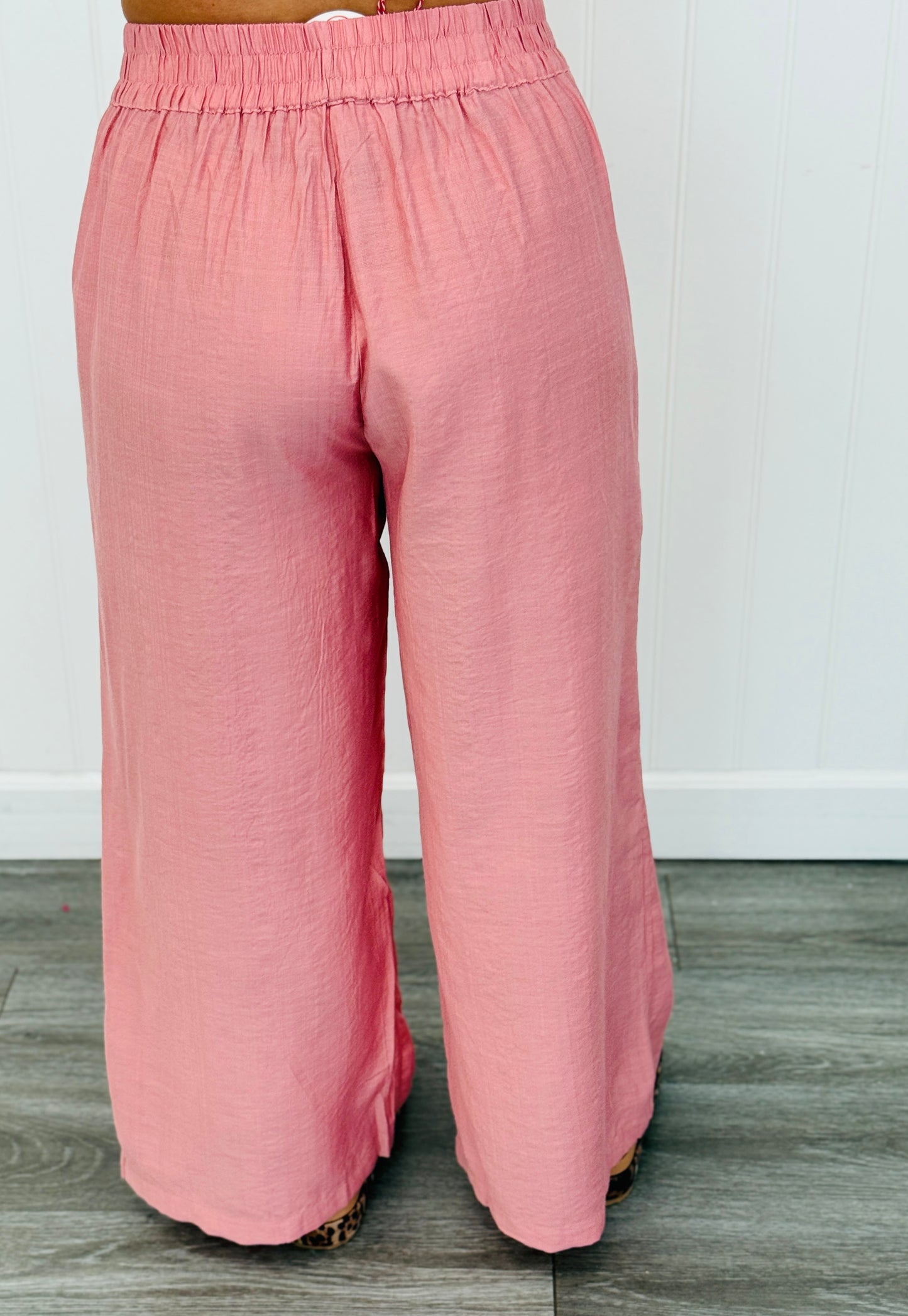 Wide Leg Pull On Pants (Reg & Plus) 4 Colors