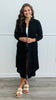 Long Lace Button Up Jacket (Reg. & Plus)- 2 Colors