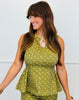 Polka Dot Peplum Top (Reg.) - 4 Colors