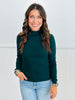 Mock Neck Sweater Knit Top (Reg. and Plus) - 5 Colors