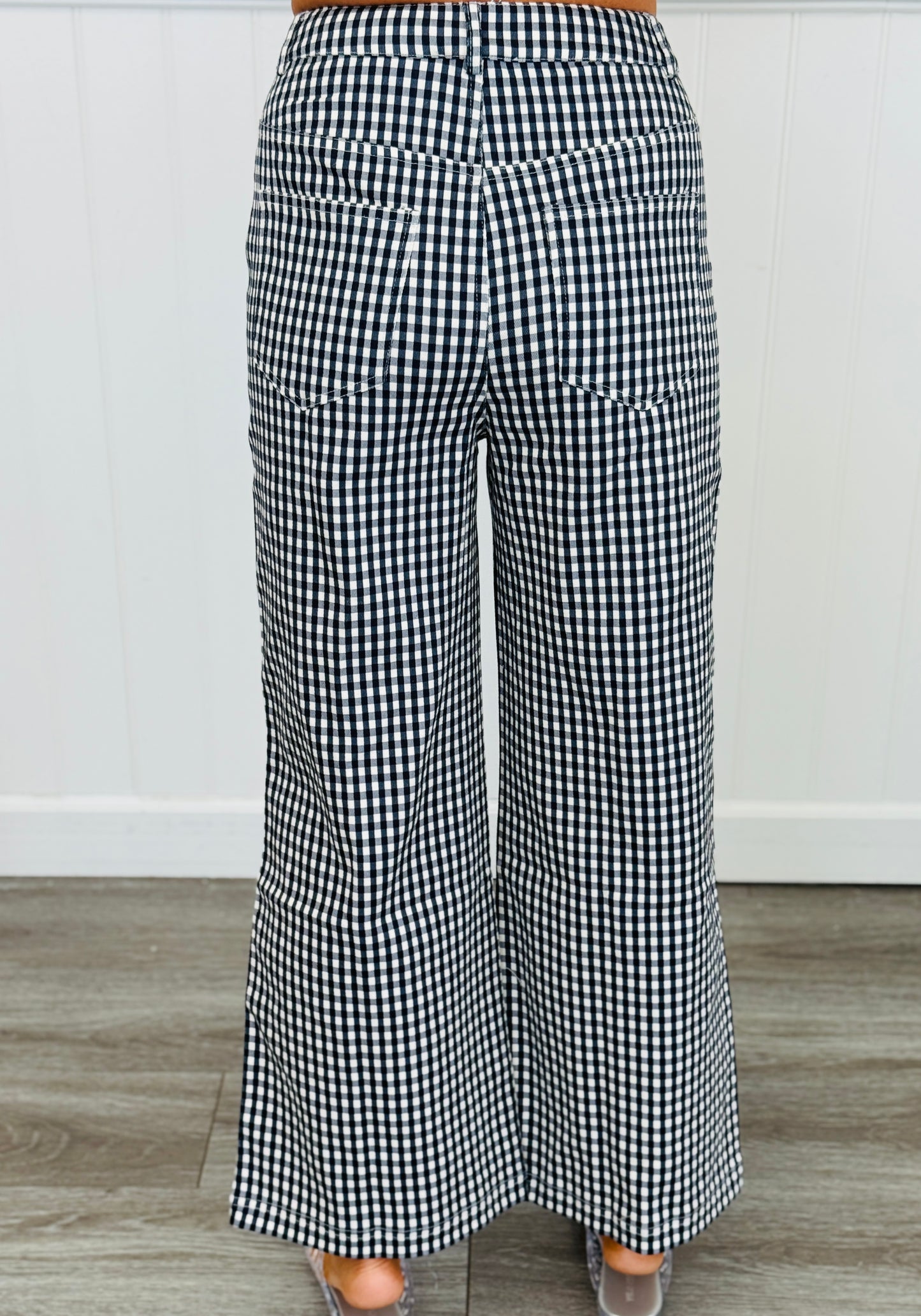Gingham Straight Leg Pants (Reg.) - 7 Colors