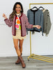 Striped Button Down Sweater Cardigan (Reg.) - 3 Colors