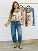 POL Plaid Patch Detail Top (Reg.) - 3 Colors