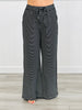 Black Stripe Strapless Top & Pant Set (Reg.)