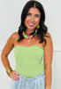 Ruffle Detail Sleeveless Bodysuit (Reg.) - 5 Colors