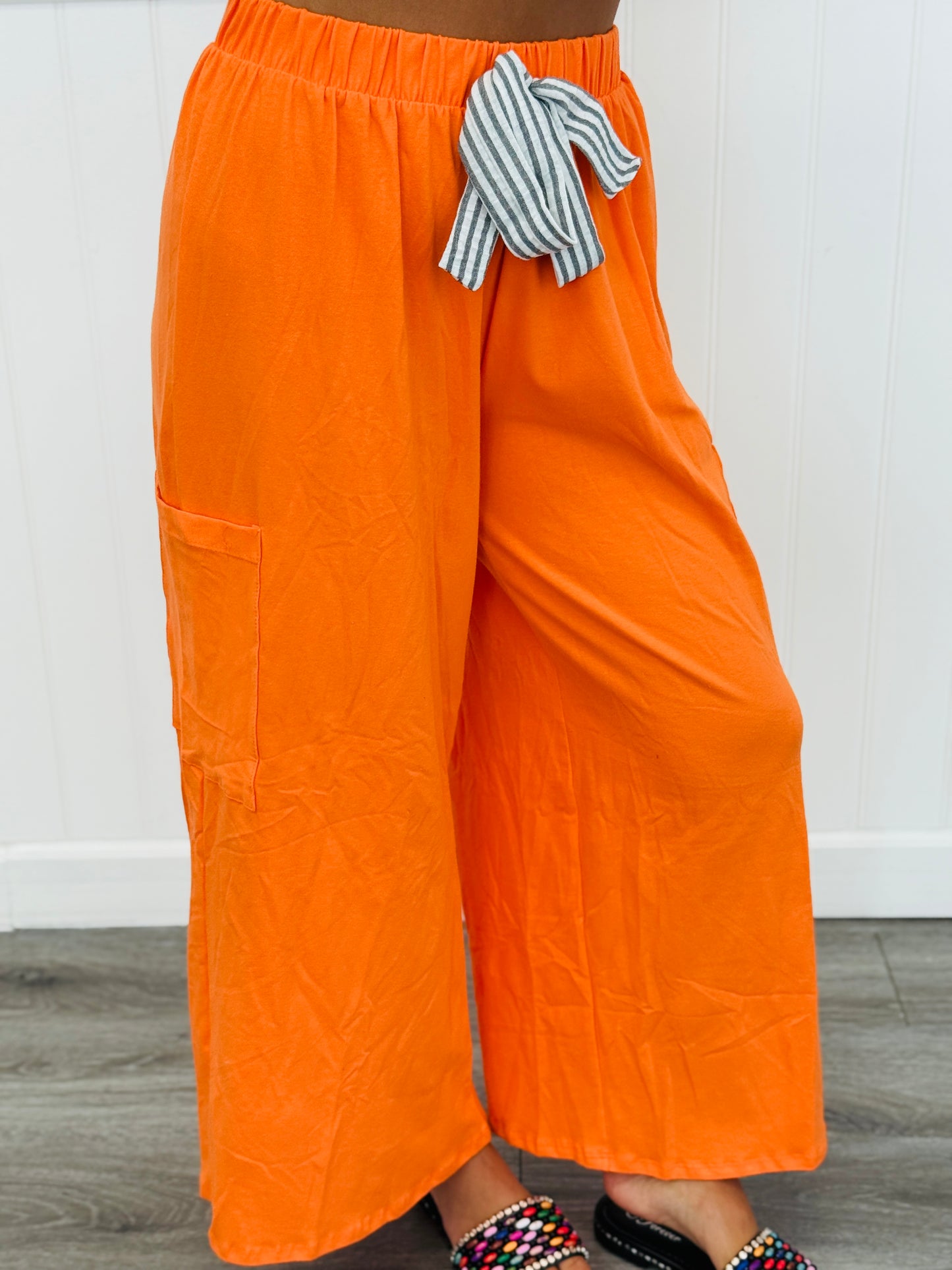 Summer Breeze Wide Leg Capri (Reg & Plus)-4 Colors