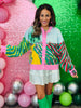 Queen Of Sparkles Licensed Yellow Brick Road to Oz Button Up Cardigan (Reg. and Plus)