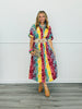 Mixed Floral Print Midi Dress (Reg. & Plus)