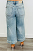 Judy Blue Willow Wide Leg Crop Jeans (Reg. and Plus)