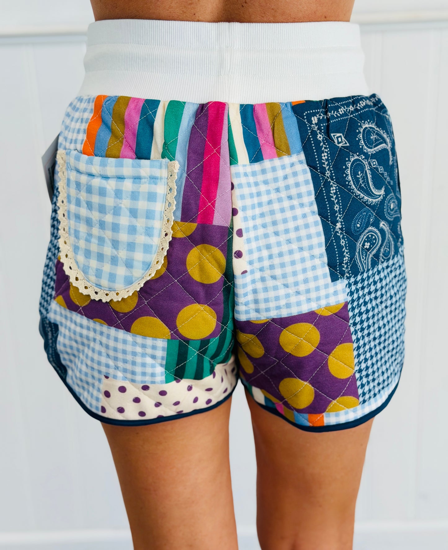 Patchwork Pretty Shorts (Reg. and Plus)
