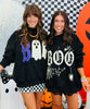 Black BOO Reversible Sweatshirt (Reg.)