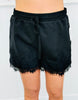 Scalloped Lace Trim Shorts (Reg.)-2 Colors