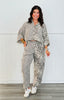 Mixed Taupe Leopard Flowy Blouse (Reg & Plus)