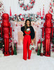 Queen Of Sparkles Red Rhinestone Jeans (Reg. and Plus)